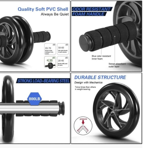 💋 4 FOR $50 /TOMSHOO 5-in-1 Ab Workout Set (NIB) - Picture 2 of 9